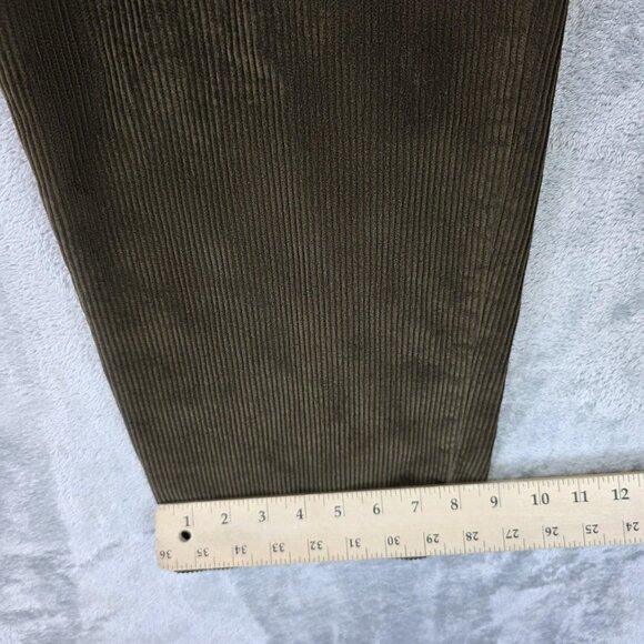 Orvis Corduroy Pants Womens Medium Brown Elastic Waist Straight Leg Casual MP - Picture 7 of 11